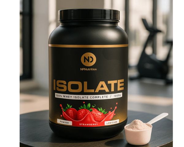 NP Nutrition 100% Whey Isolate Complete Strawberry Protein Powder 1000g