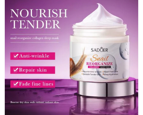 Sadoer Snail Mucin Skin Care Cream | Hydrating & Nourishing Face Cream