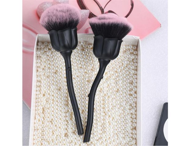 Portable Soft Makeup Brush with PU Case - Face Powder & Blush Brush Set