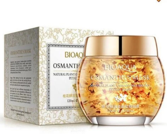 Anti-Wrinkle Nourishing Cream Mask yellow container front view.