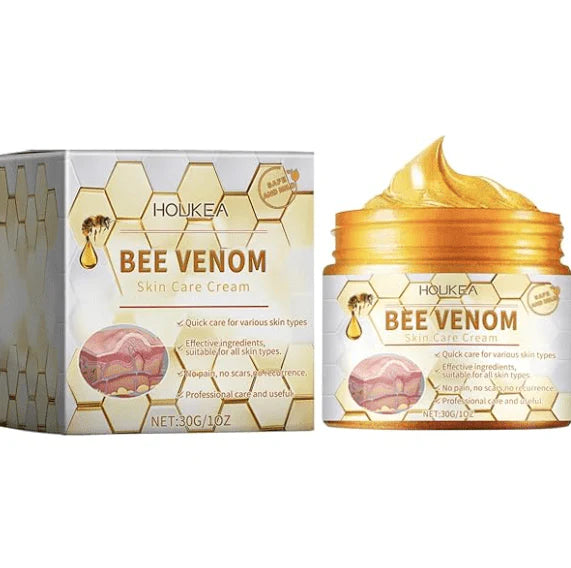 HOUKEA Bee Venom Skin Care Cream – 30g Anti-Aging Face Moisturizer