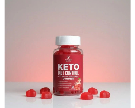 Nature's Beauty keto gummies in a convenient 60-count bottle for everyday use.