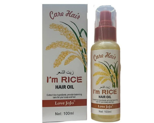 Rice Extract Hair Oil by Love Jojo for daily hair nourishment.