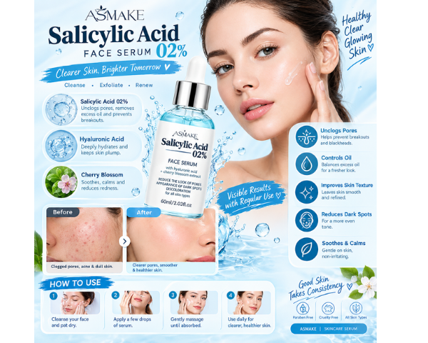 ASNYH 40ml Salicylic Acid and Niacinamide serum set