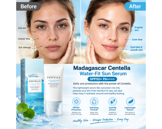 Centella Asiatica SPF 50 gel sunscreen