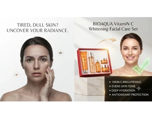 Vitamin C skincare routine for visible pores