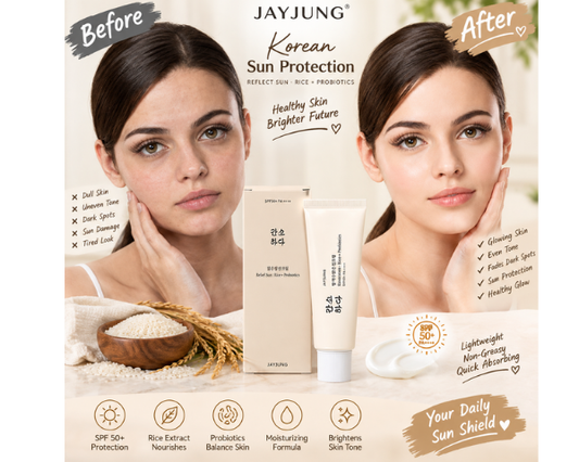 JAYSUING Rice Probiotic SPF 50+ Facial Sunscree