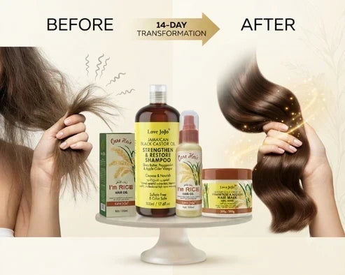 Hair cream serum and oil for a complete hair care routine