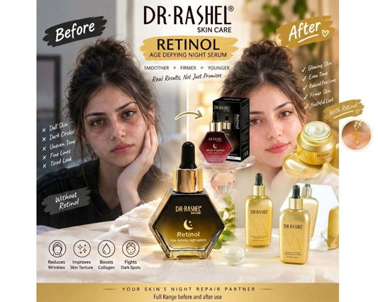 Dr Rashel Night Serums – Lactic Acid, Collagen, Retinol & Peptides
