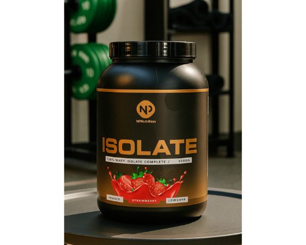 NP Nutrition 100% Whey Isolate Complete Strawberry Protein Powder 1000g