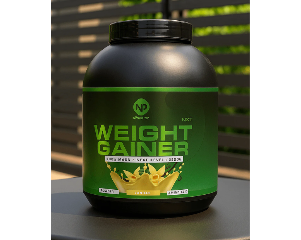 NP Nutrition Weight Gainer NXT Vanilla 2500g - High-Calorie Mass Gainer