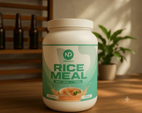 NP Nutrition Rice Meal Creme Brulee 1500g - Vegan Meal Replacement, UAE