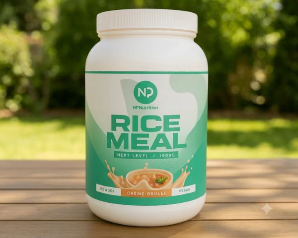 NP Nutrition Rice Meal Creme Brulee 1500g - Vegan Meal Replacement, UAE