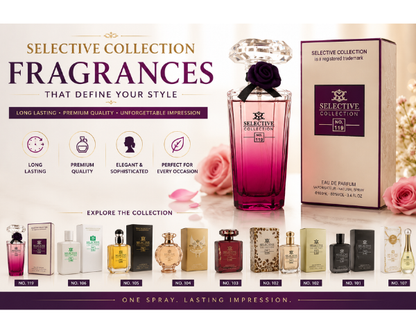 Selective Collection Perfume 100ml | Luxury Long-Lasting Fragrance Collection