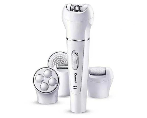 Kemei KM-2199 5-in-1 Beauty Tools Kit | Facial Cleanser & Epilator Sets