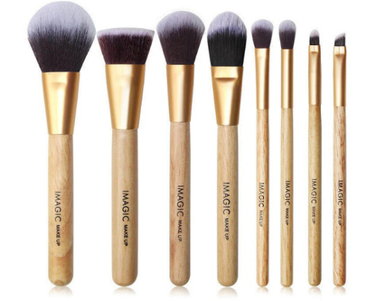 8-Piece Professional Makeup Brush Set | Soft Synthetic Cosmetic Brushes