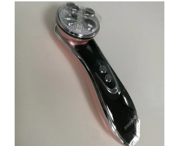 Vibration Beauty Instrument | RF EMS Facial Massager with LED Light Therapy