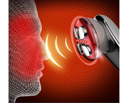 Vibration Beauty Instrument | RF EMS Facial Massager with LED Light Therapy