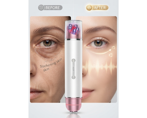 Ultrasonic Facial Skin Care Device | LED Light, Ion & Hot/Cold Beauty Massager