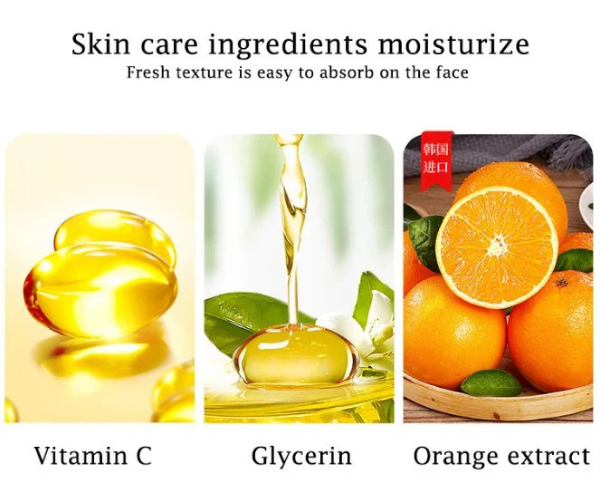 BIOAQUA Vitamin C Skincare Set 6pcs | Hydrating & Brightening Face Care Kit