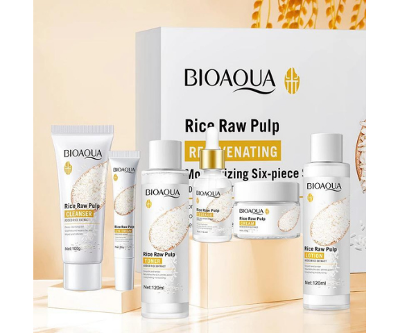BIOAQUA Vitamin C Skincare Set 6pcs | Hydrating & Brightening Face Care Kit