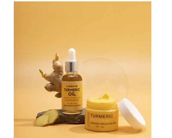 Turmeric Cream & Turmeric Oil Set | Nourishing Skin Care Duo