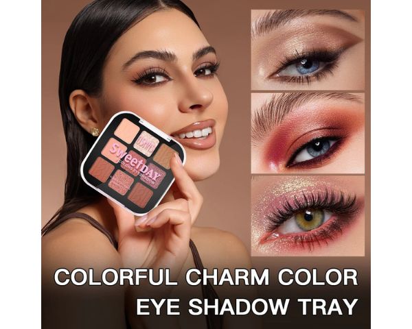 Ushas Sweet Day 9 Color Eyeshadow Palette - Long Lasting Makeup Kit Set