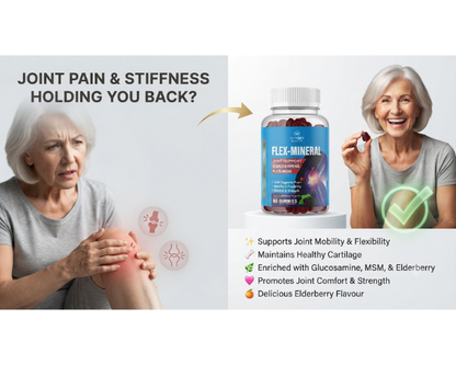 Nature's Beauty Flex-Mineral Joint Support Gummies | 60 Gummies, in UAE