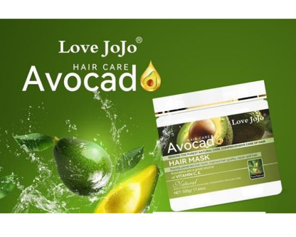 Love Jojo Avocado Hair Care Collection | Conditioner, Hair Mask & Serum