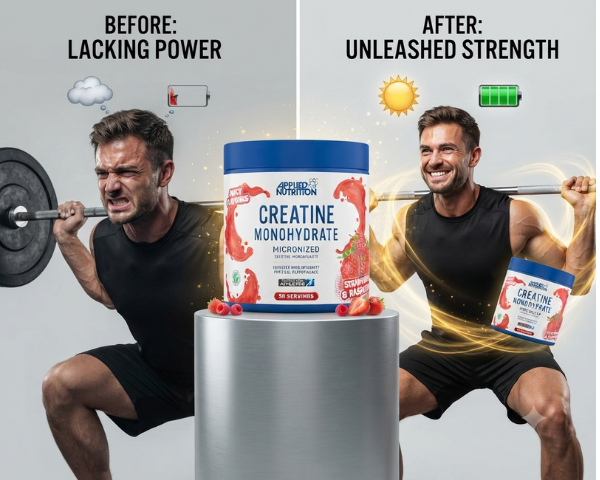 Applied Nutrition Creatine Monohydrate Powder | 250g | 50 Servings, UAE