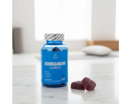 Nature's Beauty Ashwagandha Gummies | Mixed Berry | 60 Gummies for UAE