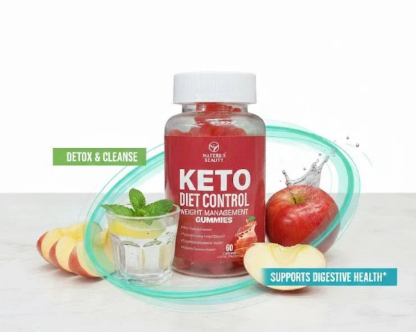 Nature's Beauty Keto Diet Control Gummies | 60 Weight Support Gummy!