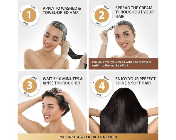 Hair Repair Collagen Treatment - Deep Nourishing Hair Mask Care for All