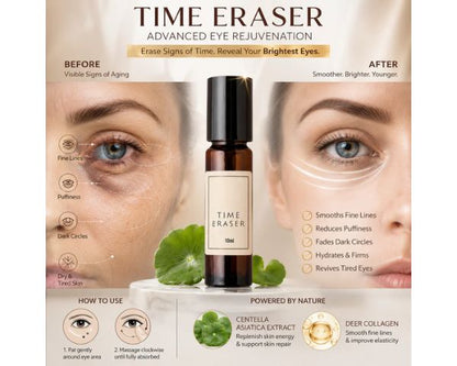 Time Eraser Eye Essence Oil - Under Eye Nourish Refresh Serum 10ml Pro+