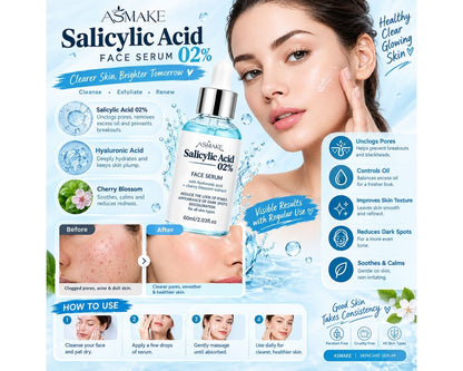 ASNYH Salicylic Acid and Niacinamide serum
