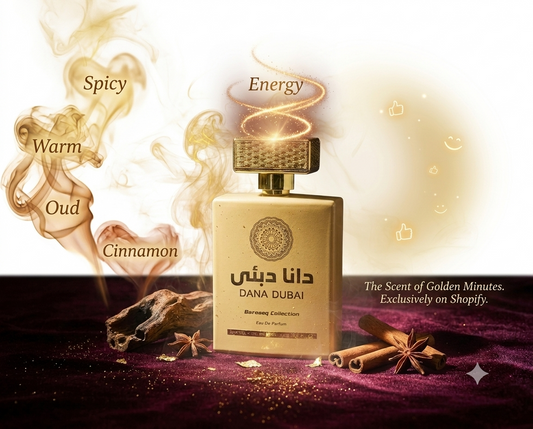 Batreeq Dana Dubai unisex perfume featuring a refined Eau de Parfum in a 100ml bottle.