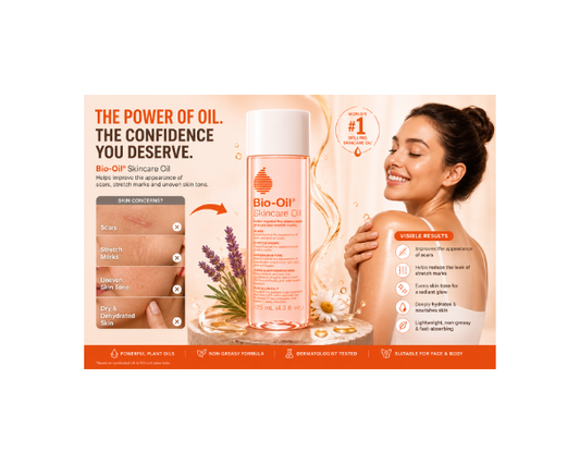 Bio-Oil Skincare Oil 125ml for effective skin nourishment and moisture support.