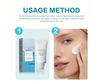Collagen and Vitamin E moisturizing sunscreen