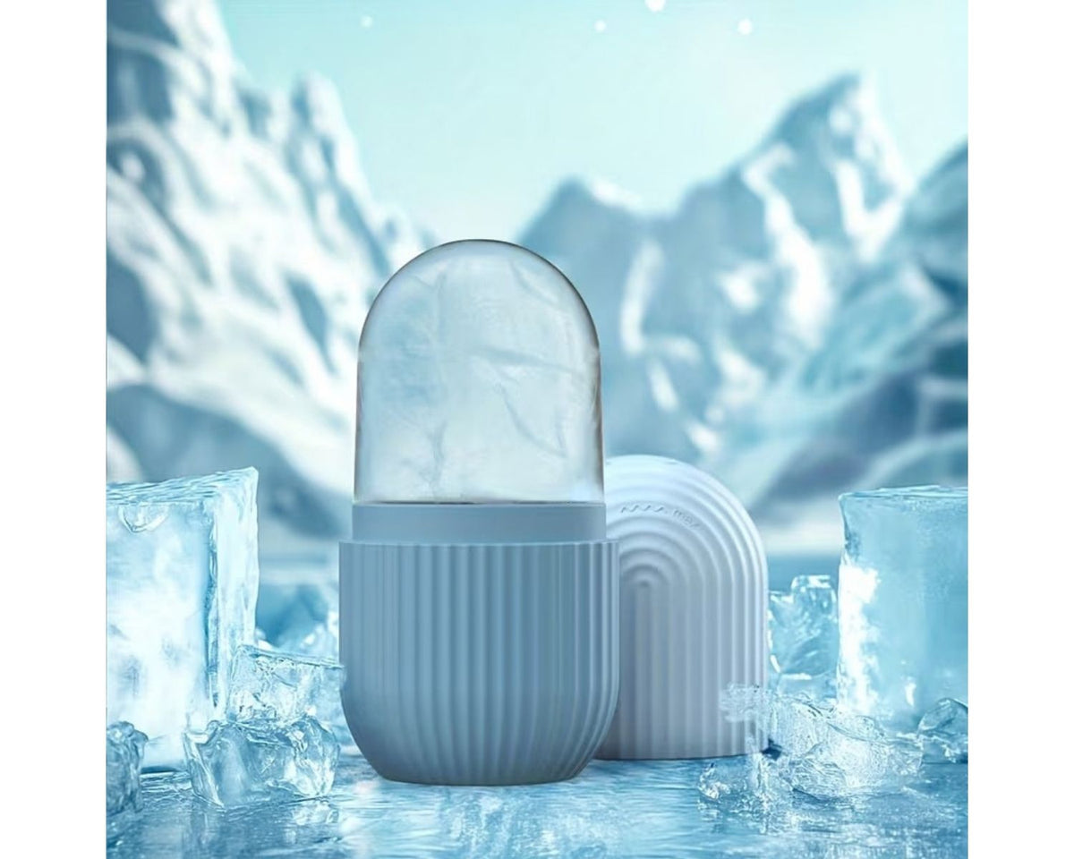 Cooling face roller for skincare routine