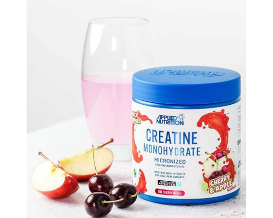 Applied Nutrition Creatine Monohydrate in a 250g container with 50 convenient servings.