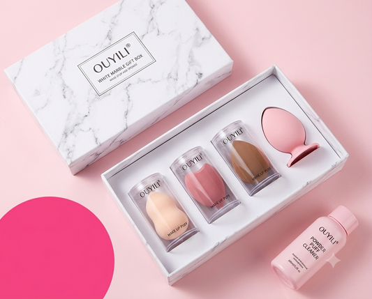 Makeup Sponge & Powder Puff Set | Beauty Blender Makeup Egg Collection