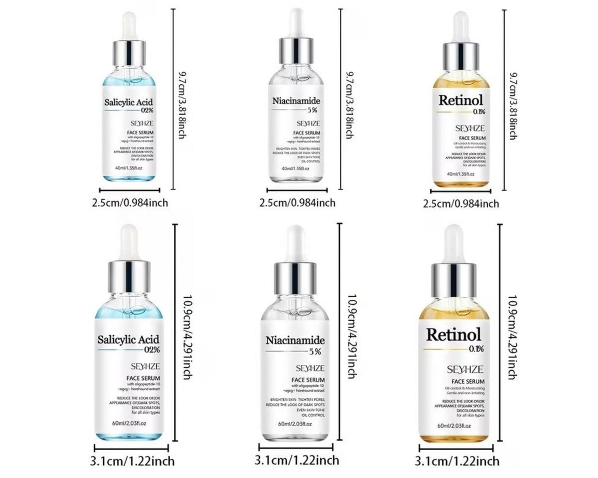 EYHZE Salicylic Acid and Retinol serum set