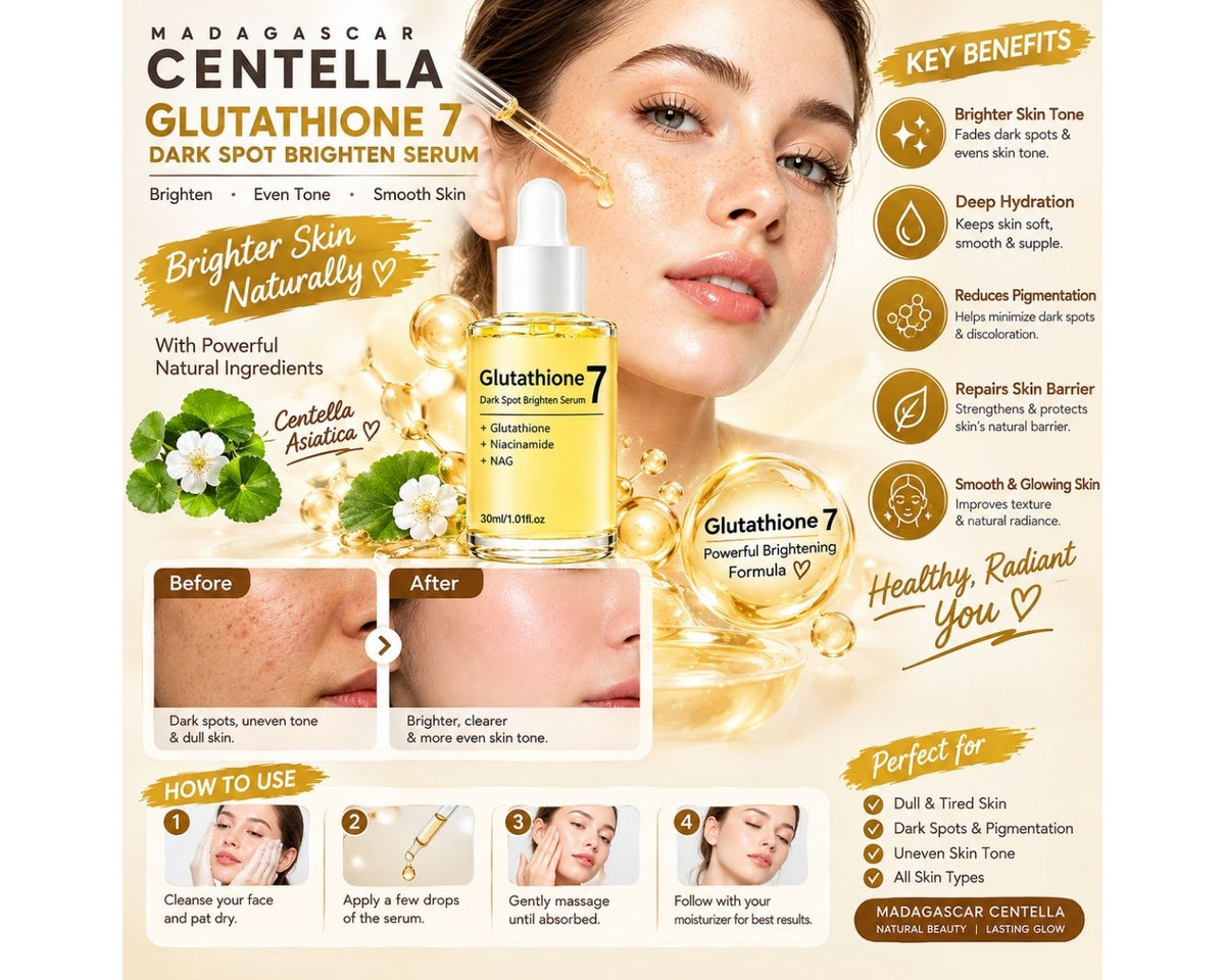 Glutathione serum for dark spot care