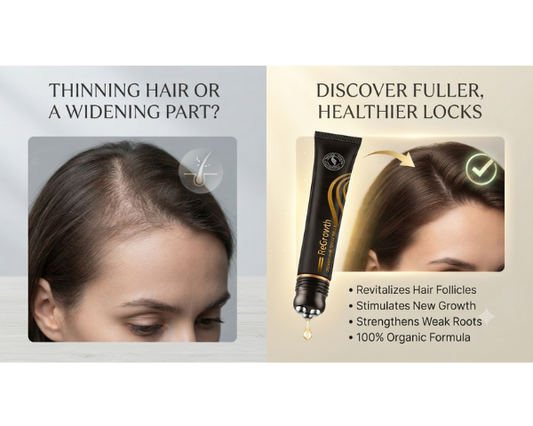 Hair Growth Essential Oil 20ml for nourishing the scalp and caring for healthy-looking hair.