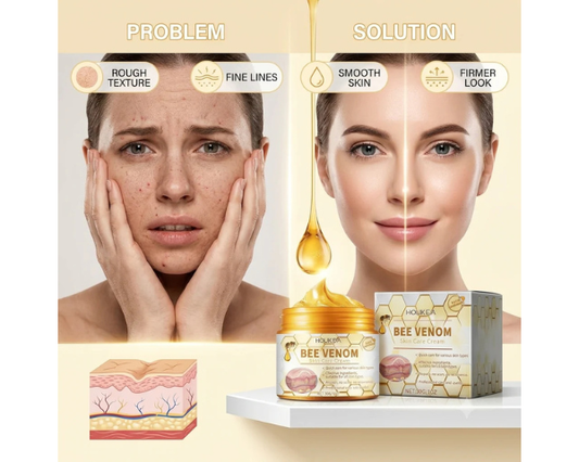 HOUKEA Bee Venom Skin Care Cream 30g for daily facial hydration and skincare.