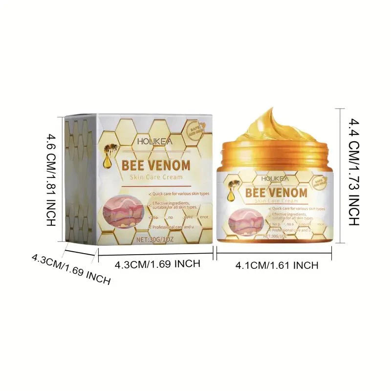 HOUKEA Bee Venom Skin Care Cream – 30g Anti-Aging Face Moisturizer