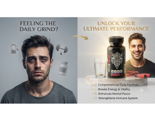 Hunter Pharma Multivitamin & Mineral Tablets with 90 daily tablets for nutritional support.