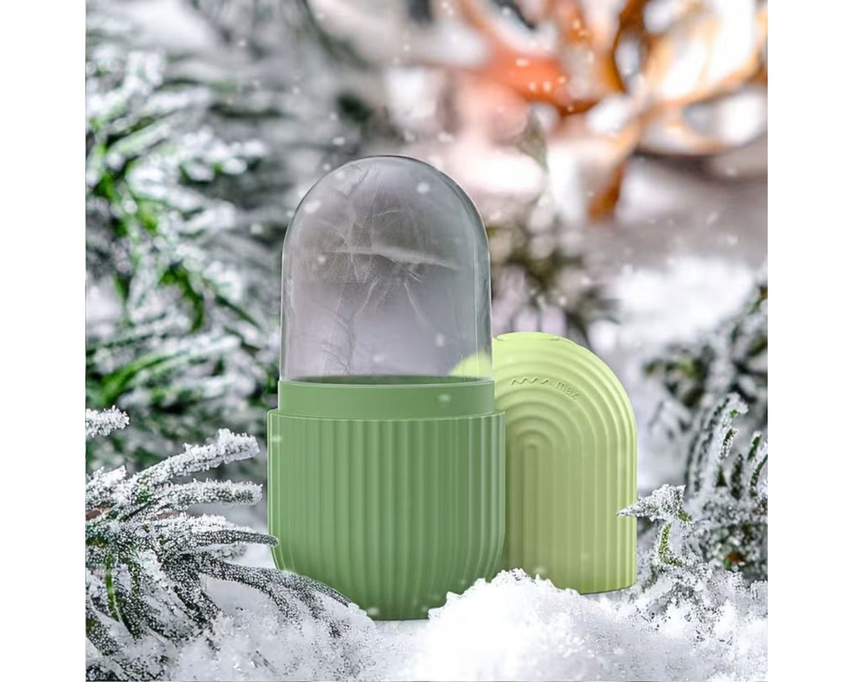 Ice roller for gentle facial massage