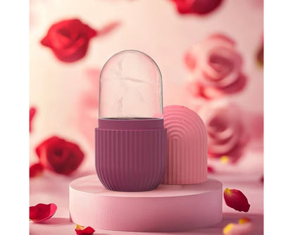 Ice roller for facial self-care routine