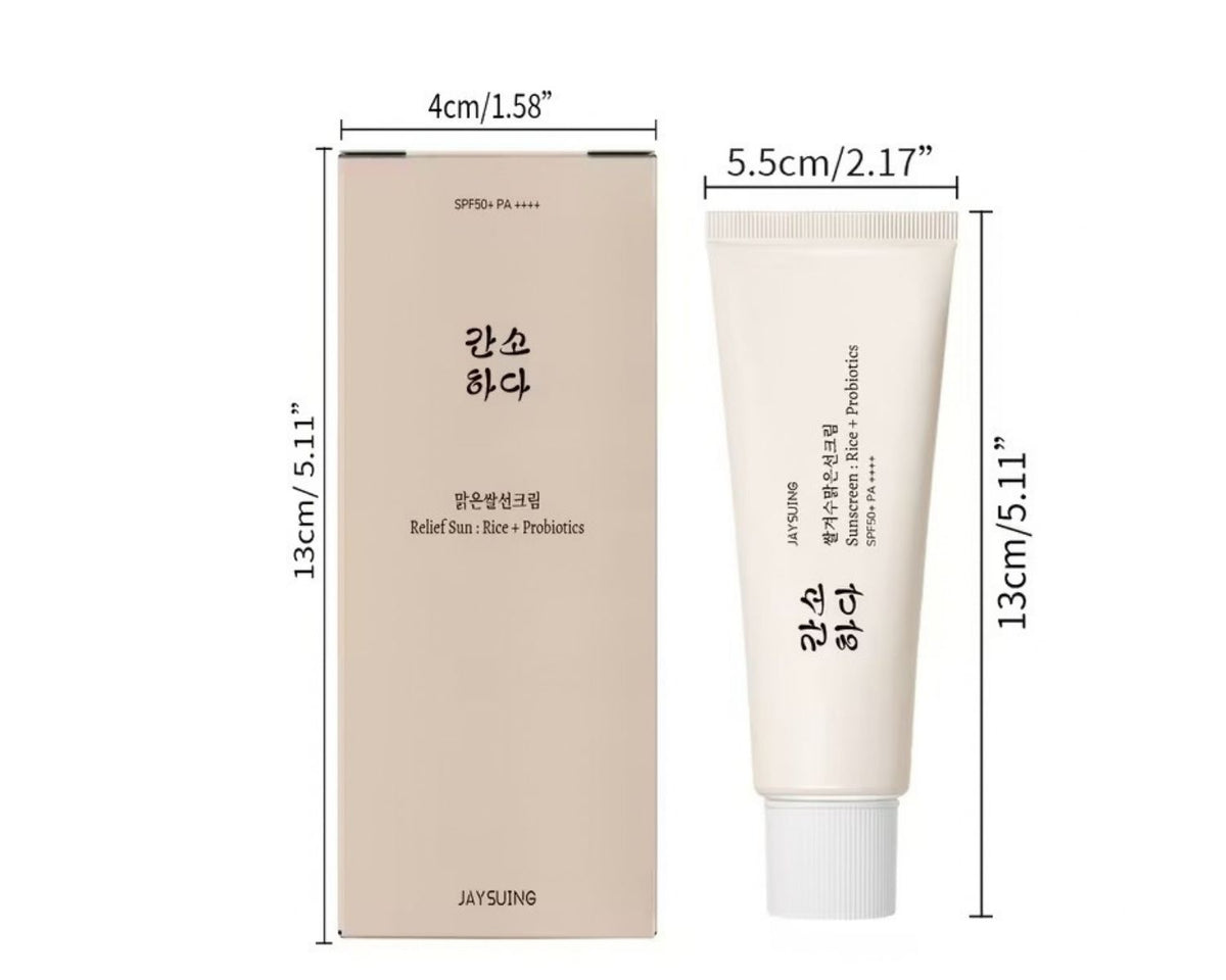 JAYSUING SPF 50+ lightweight facial sunscreen cream